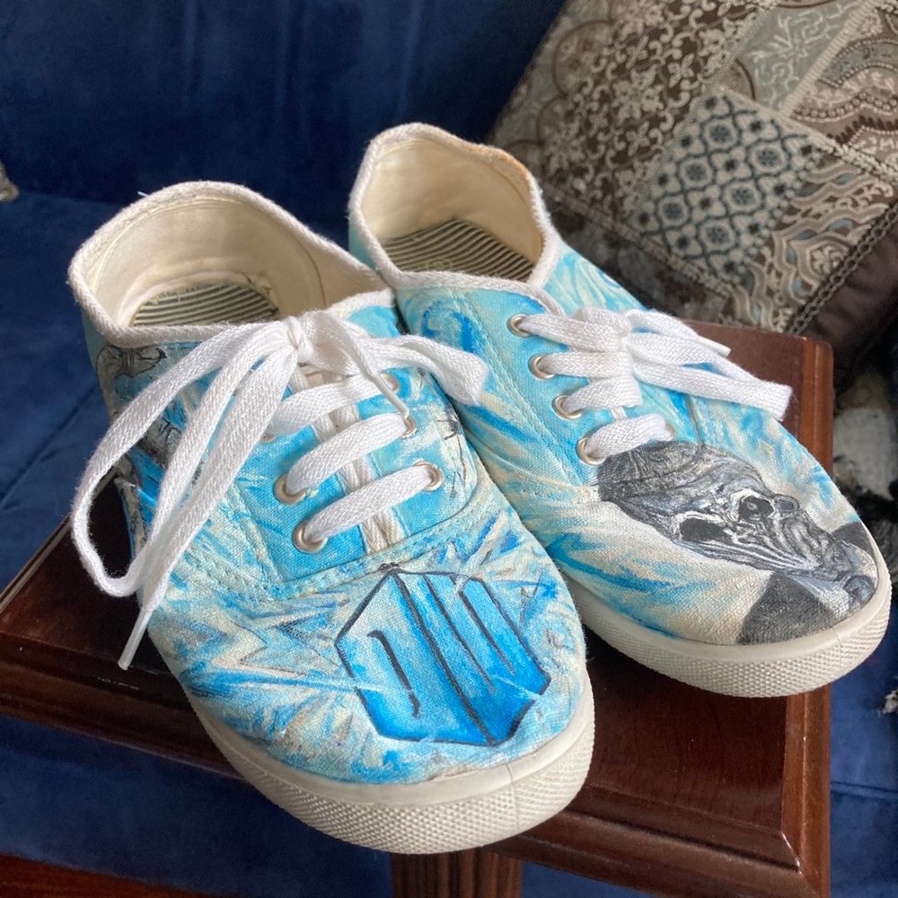 Custom Painted Doctor Who Shoes